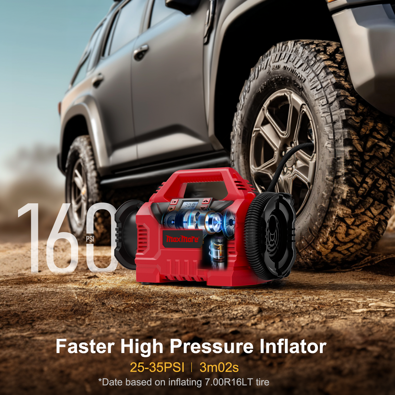 Mellif MFIF002 23P Tire Inflator