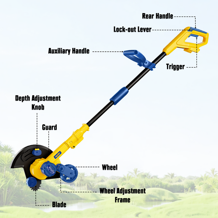 Mellif für Dewalt 20V MAX Akku-Kantenschneider, kabellos 