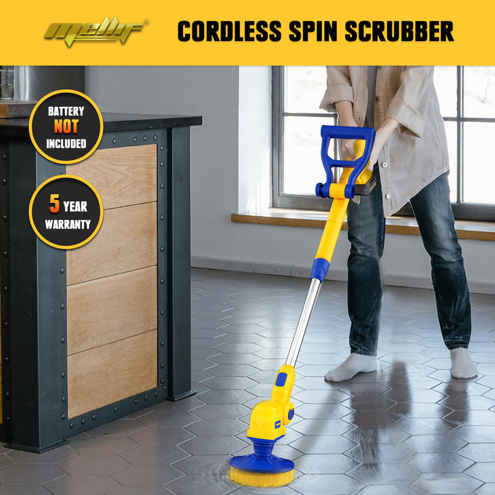 Mellif Cordless Spin Scrubber Compatible with Dewalt 20V MAX Battery(Battery Not Included)