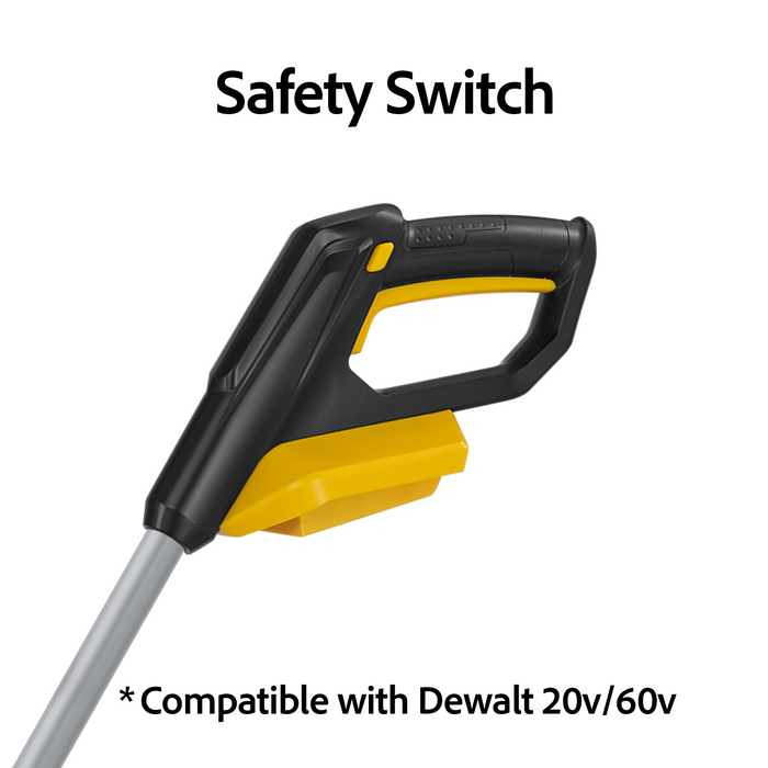QESOO 12" Cordless Snow Shovel,DeWalt Compatible(Tool Only)