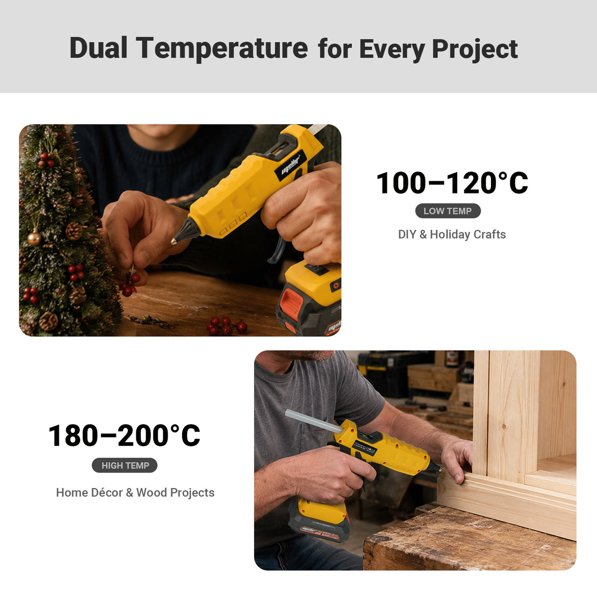 Pistola de Silicón Caliente Mellif MF0401Y