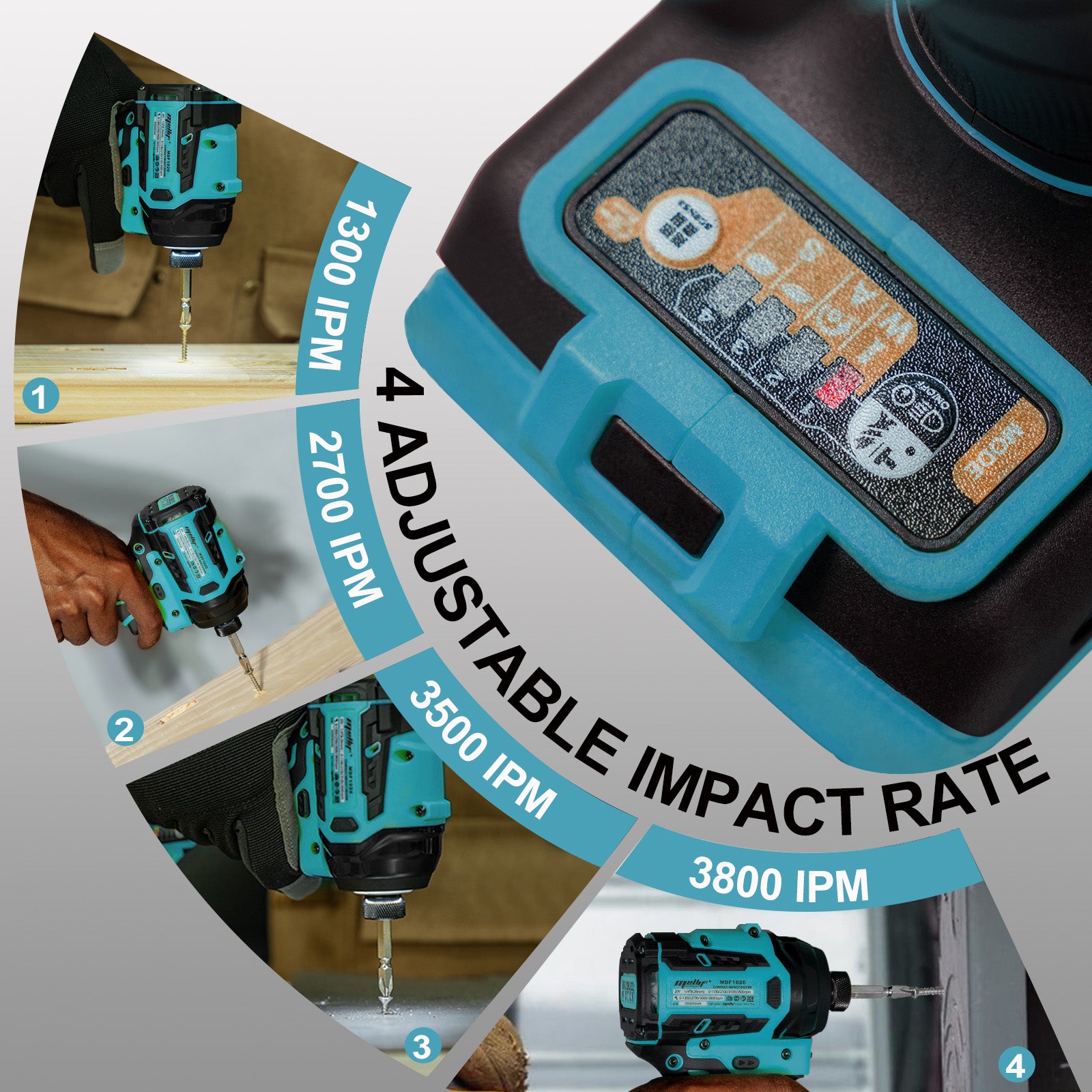 Mellif MTF1020 250 Nm Impact Driver