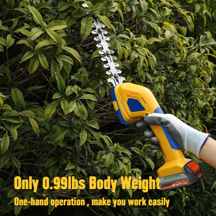 Mellif 2-in-1 Cordless Grass Shear & Shrubbery Trimmer Compatible with Dewalt/Mellif 20V Battery(Battery Not Included)