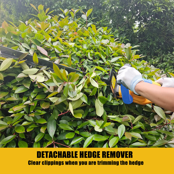 Mellif Hedge Trimmer Compatible with Dewalt/Mellif 20V Battery (Battery Not Included)