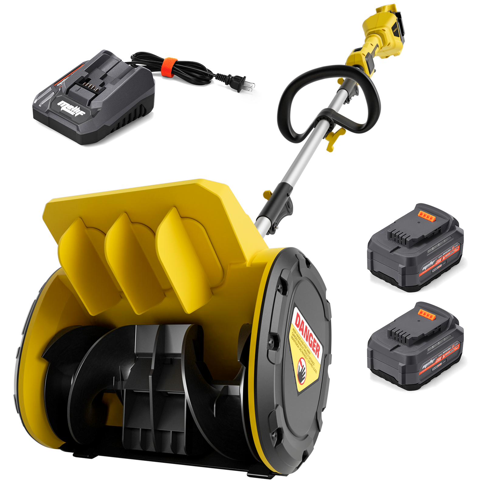 Pandax 14inch Snow Shovel With Wheels（ZLSS001)