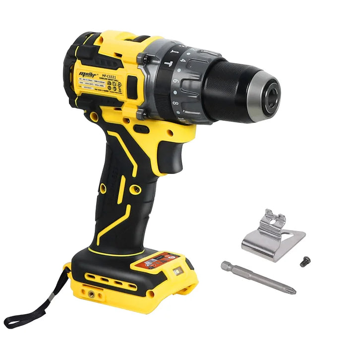 Mellif Brushless 85N.m Impact Drill,Compatible with DeWalt 18V/20V Battery（Battery Not Included)