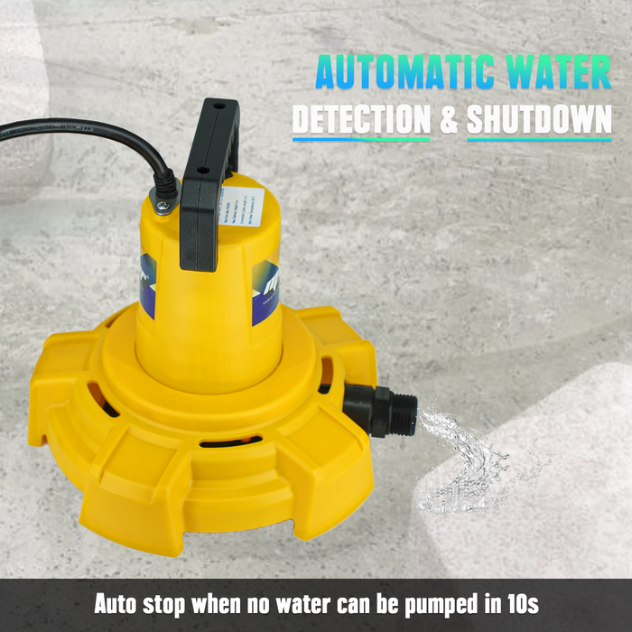 Pompe de puisard Mellif, compatible avec la batterie DeWalt 20 V MAX (batterie non incluse)