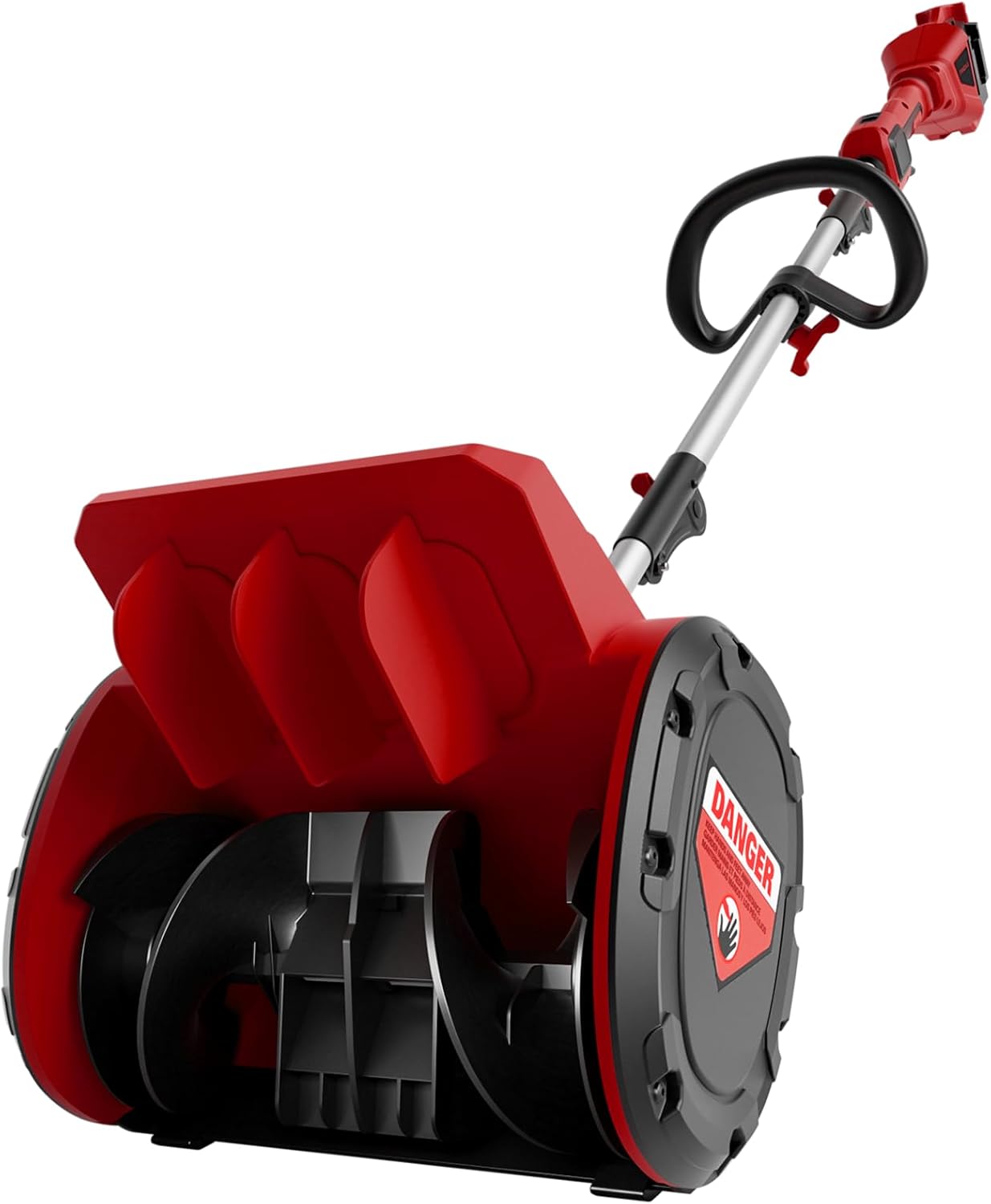 Mellif 12-inch Snow Shovel With Wheel, 2*18v Battery Powered（Tool Only）