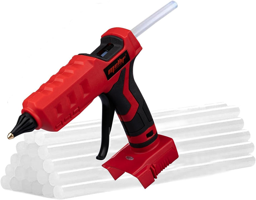 Mellif Hot Glue Gun Cordless  Compatible with Milwaukee 18V Battery (Battery NOT Included)