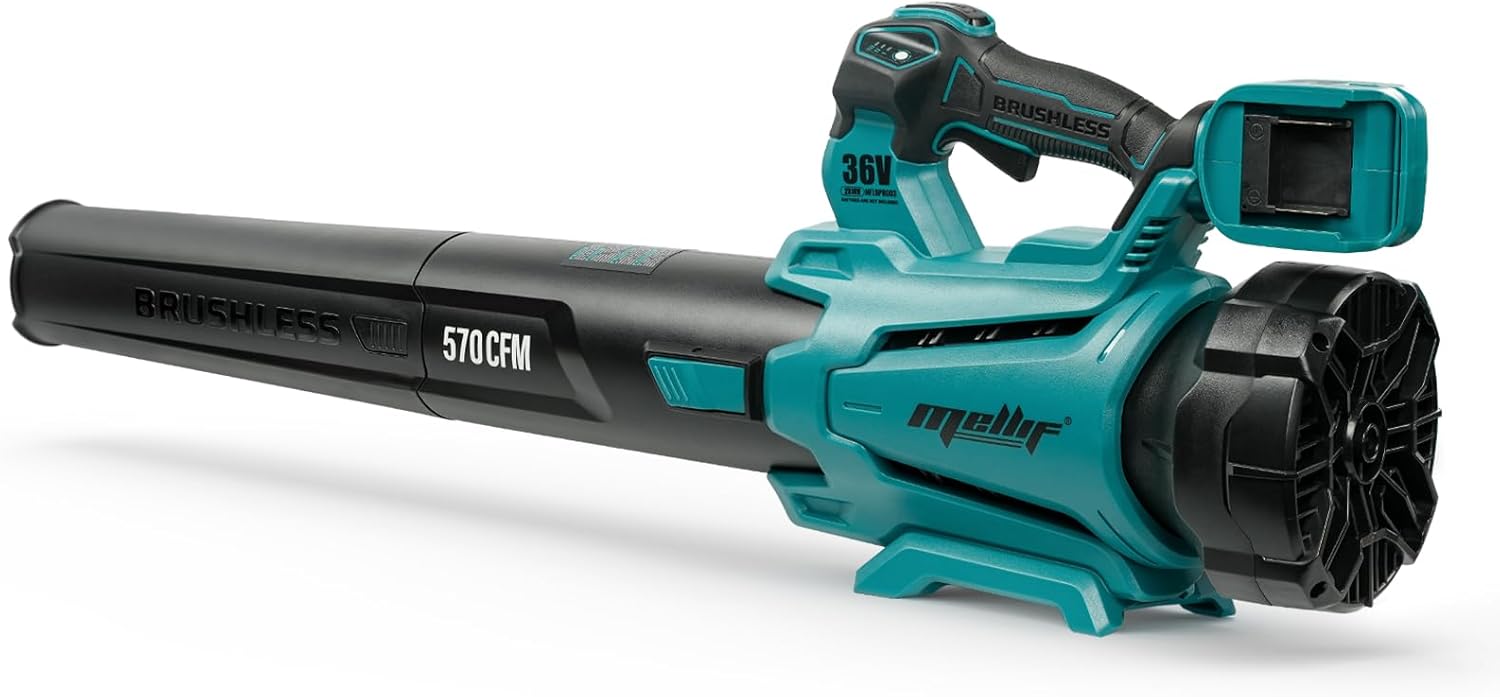 Mellif 36V Cordless Snow Blower/Leaf Blower,Compatible With Makita Battery(Tool Only)