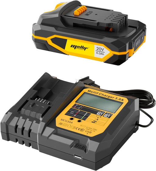 thumbnail interactive-video image 1 of Mellif Portable Mud Mixer Brushless, Fits Dewalt 20V Battery (Battery Not Included), MMFD 1 of 4