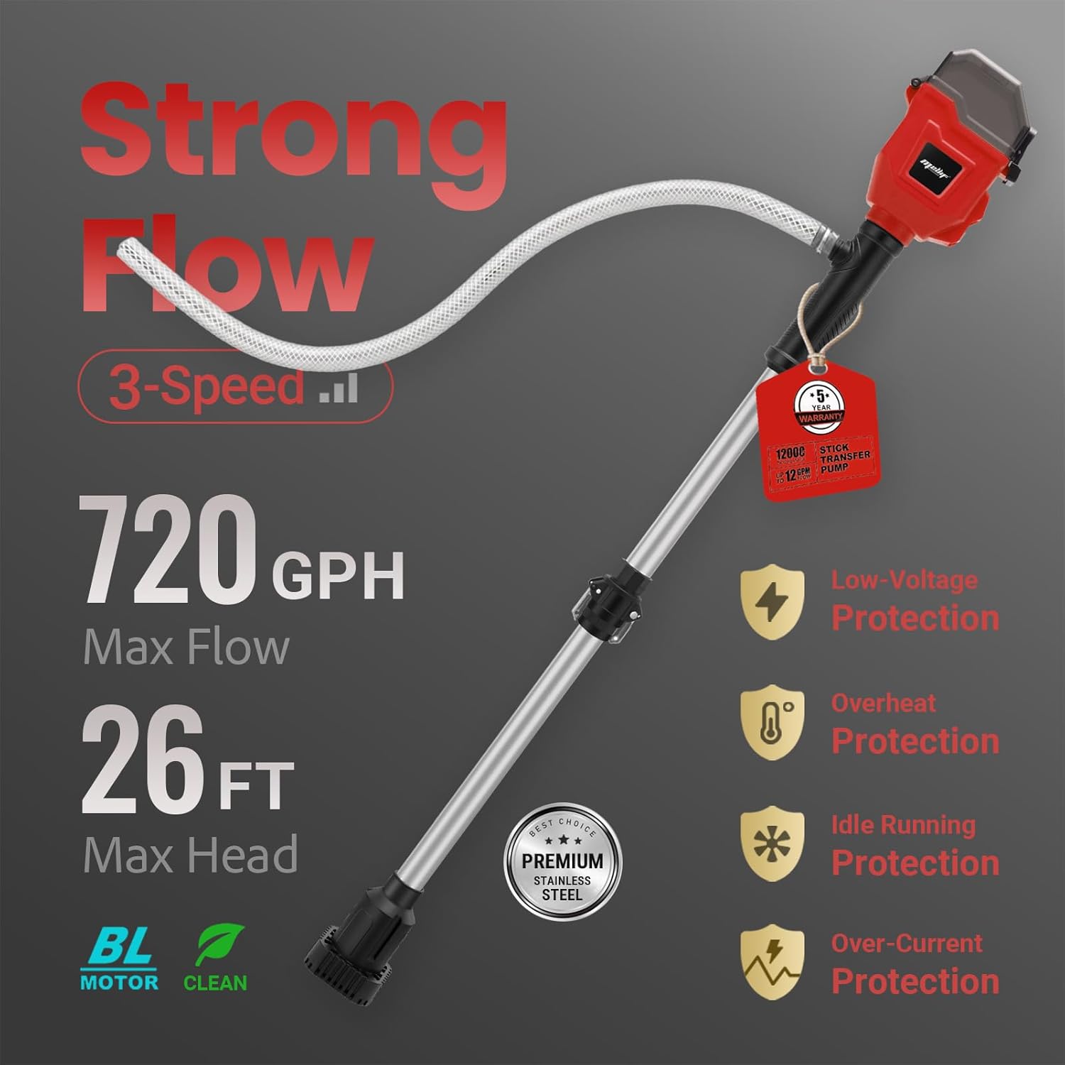Mellif MFSTP002 Stick Water Pump Pro