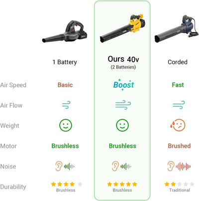 Mellif 40V Snow Blower/Leaf Blower（MFLBPRO01）