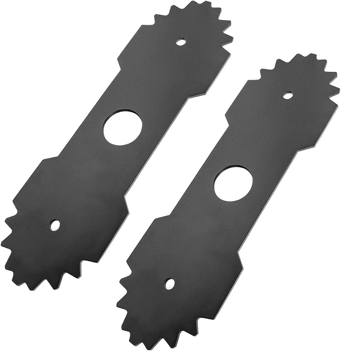 Mellif 2 Pack Heavy Duty Durable Steel Edger Blades fits for Mellif Trimmer Edger Attachment