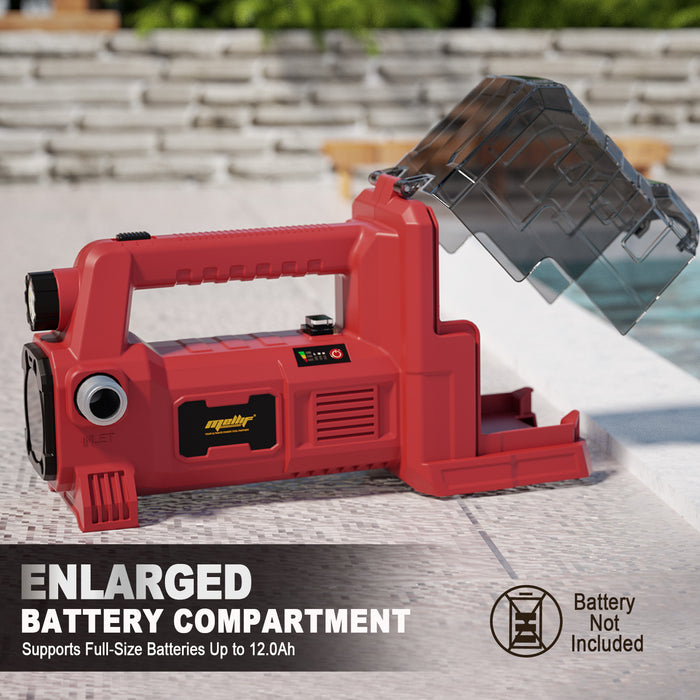 Mellif Water Transfer Pump Pro, Compatible With Milwaukee 18V Battery (Tool Only)