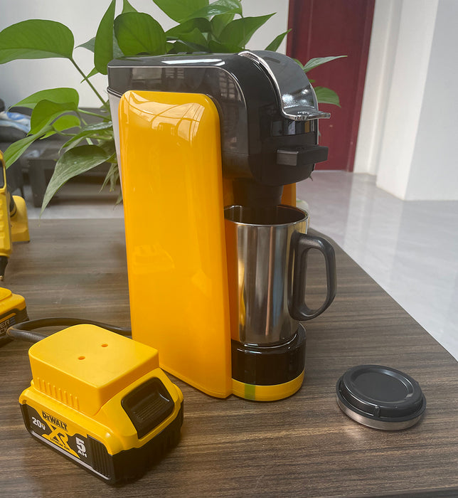 Mellif for Dewalt 20V Max Battery Coffee Maker Cordless Single Serve