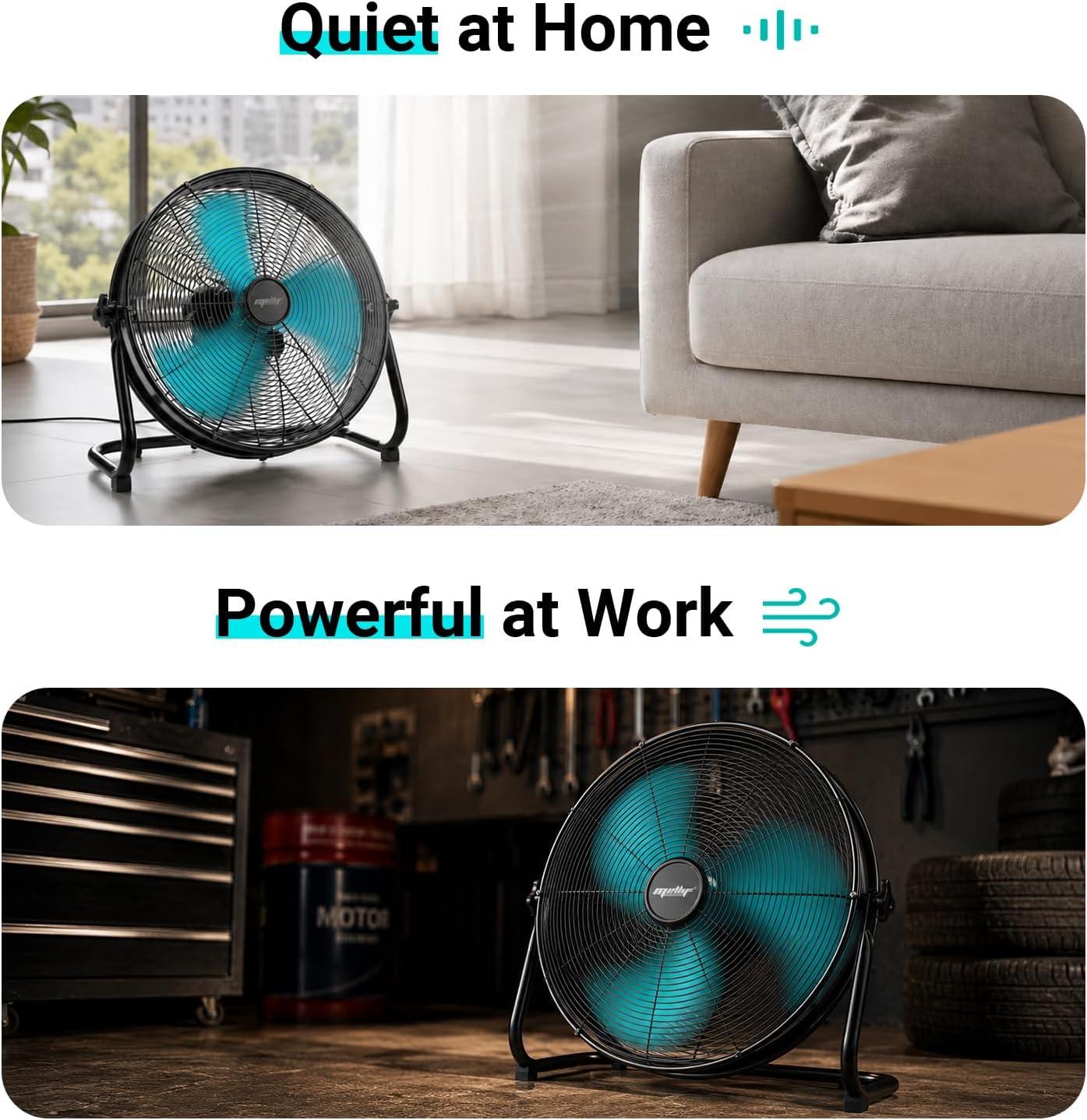 Mellif MFFS03-18 Hybrid 18V Portable Fan