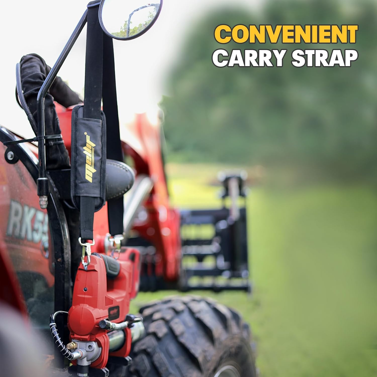 Mellif Grease Gun,Compatible With Milwaukee Battery（Tool Only）