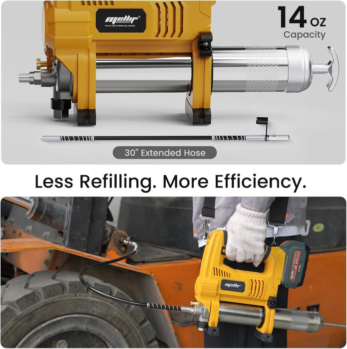 Mellif Cordless Grease Gun,Compatible With DeWalt Battery