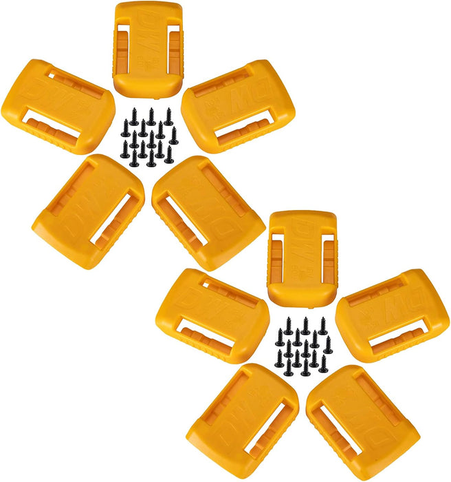 Battery Holder & Wall Mounts, Yellow