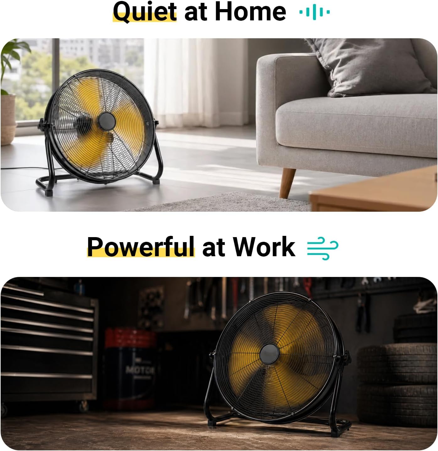 Mellif MFFS01-18 Hybrid 20V Portable Fan