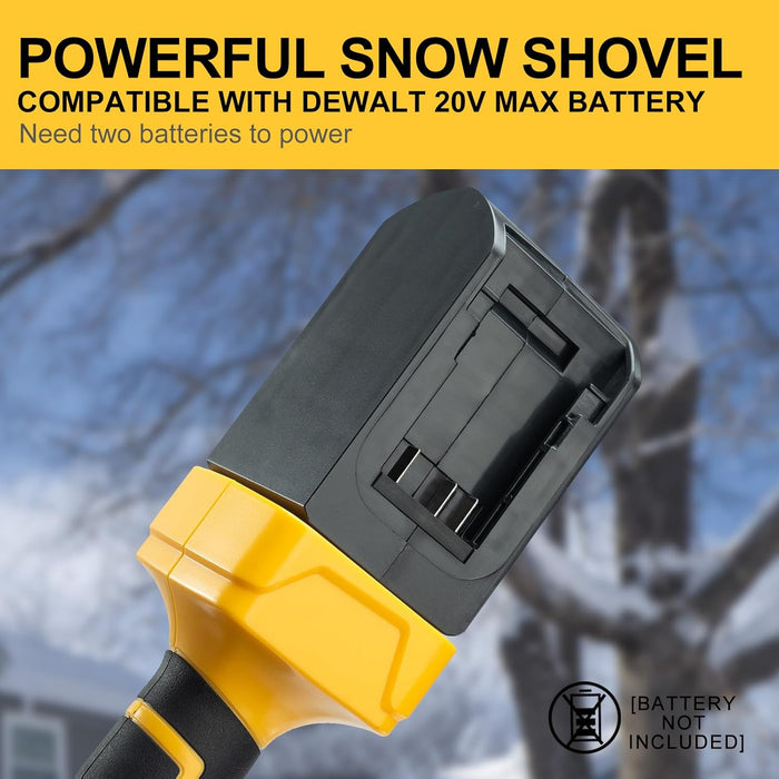 Pelle à neige Mellif 13,2'' 40V, compatible avec batterie Dewalt (batterie non incluse)