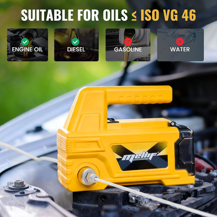 Mellif Oil Change Pump Extractor,Compatible With DeWalt Battery