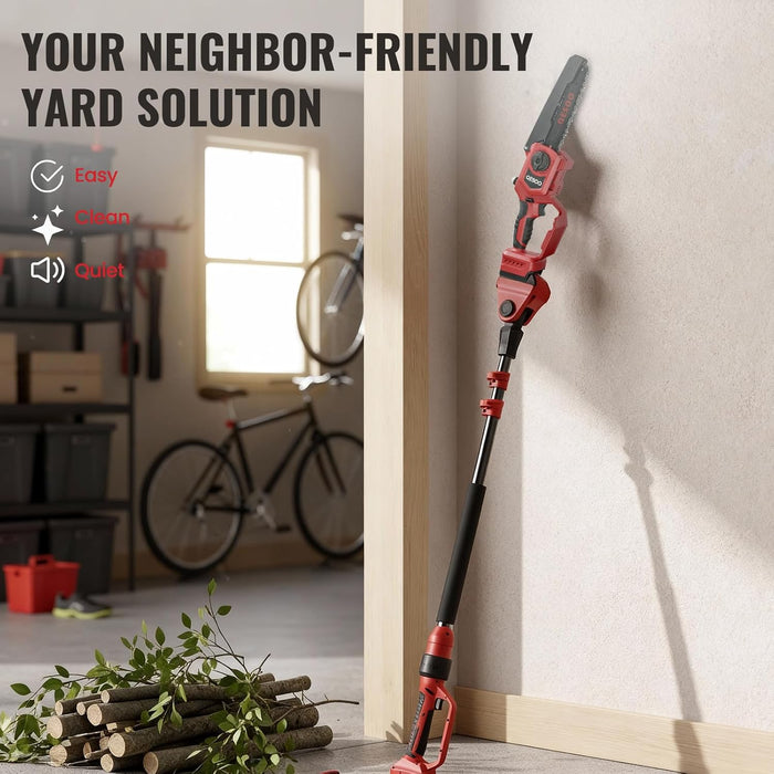 Brushless 8 inch Pole Saw & Mini Chainsaw,Compatible with Milwaukee 18V Battery(Tool Only)