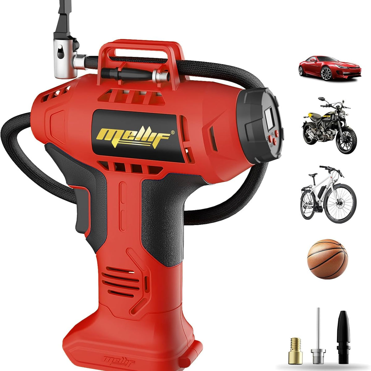 Mellif Tire Inflator Compatible with Milwaukee M18 18v Battery