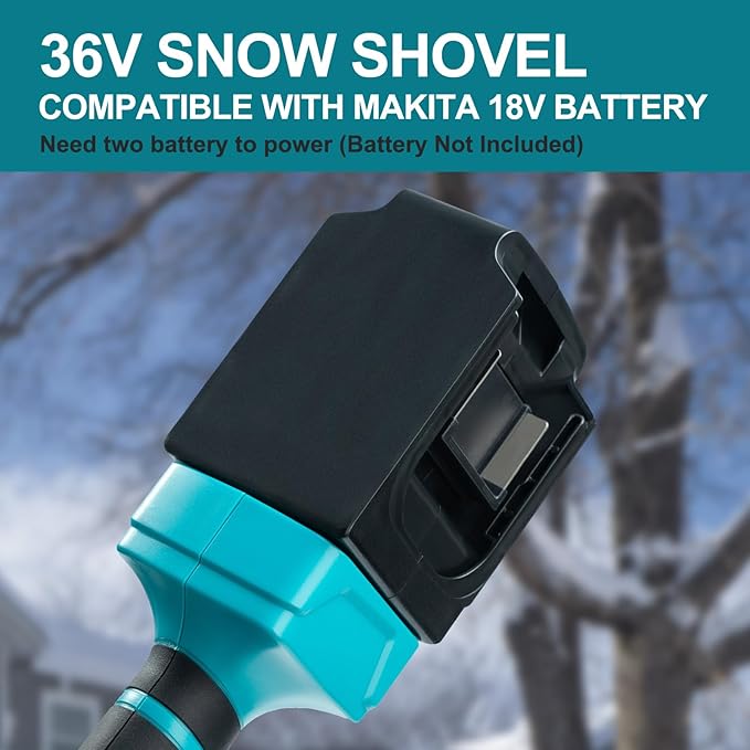Mellif 36V 13.2‘’ Snow Shovel,Makita Compatible(Tool Only)