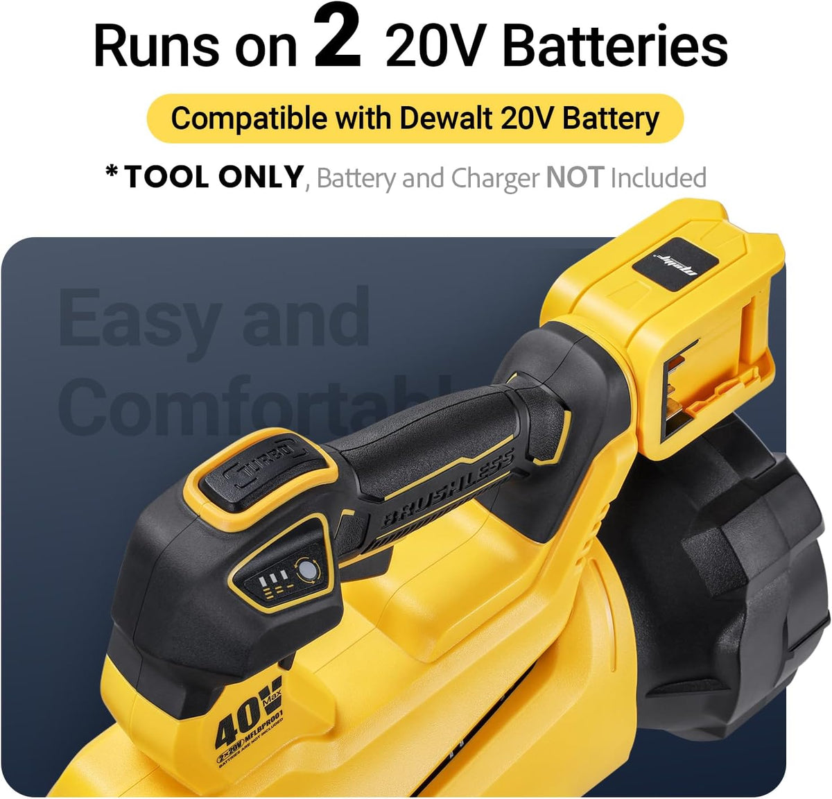 Mellif 40V Snow Blower/Leaf Blower（MFLBPRO01）