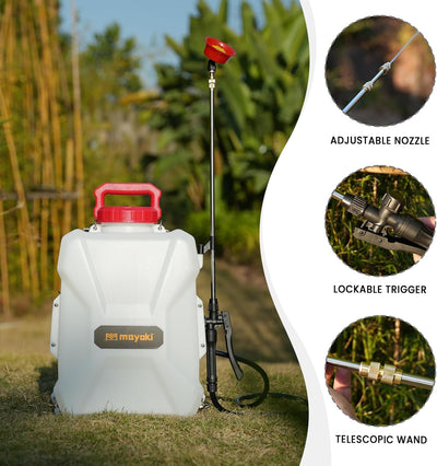 Mellif 3 Gallon/12L Backpack Sprayer, Compatible With Milwaukee 18V Battery