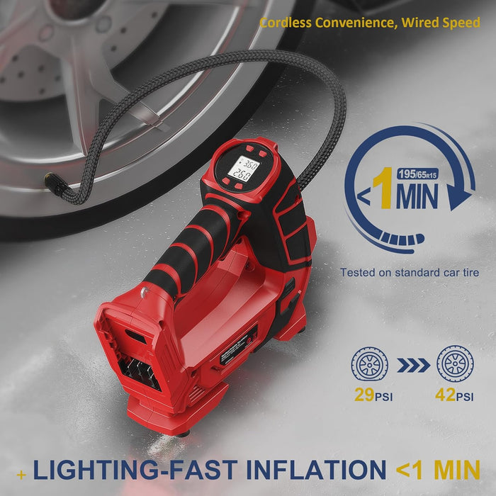 Mellif 2-in-1 Air Compressor for Nailers, Staplers & Car Tires