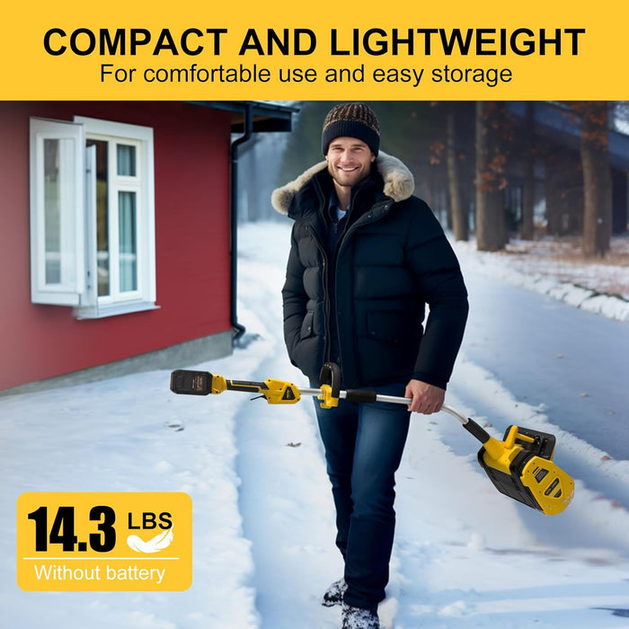 Pelle à neige Mellif 13,2'' 40V, compatible avec batterie Dewalt (batterie non incluse)