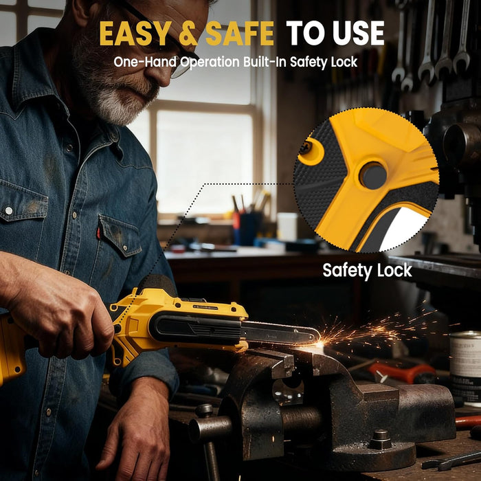 MaxMore Cordless Detail Bandfile Sander – Compatible with DeWALT 20V MAX Battery