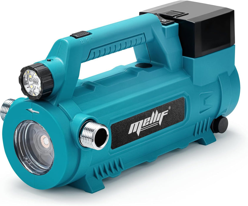 Pompe de transfert d'eau Mellif, compatible avec batterie Makita 18 V (batterie non incluse)