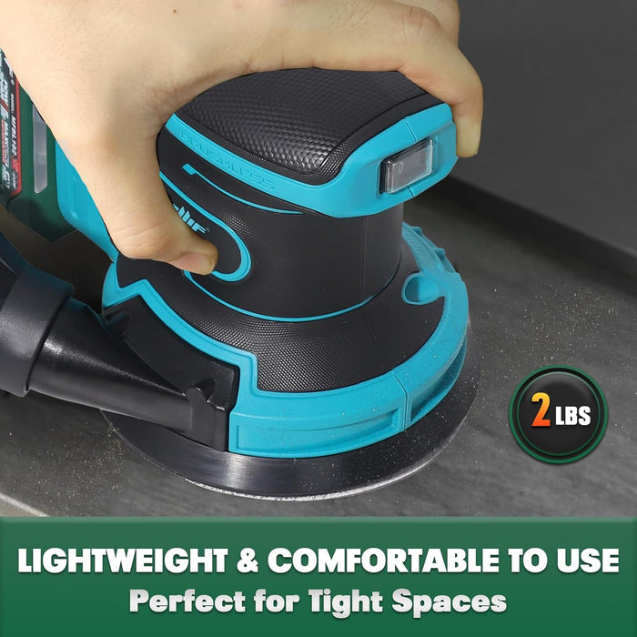 Mellif 5" Random Orbit Sander,Makita Compatible（Tool Only）
