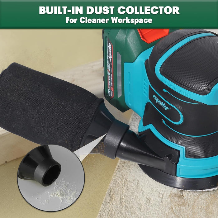 Mellif 5" Random Orbit Sander,Makita Compatible（Tool Only）