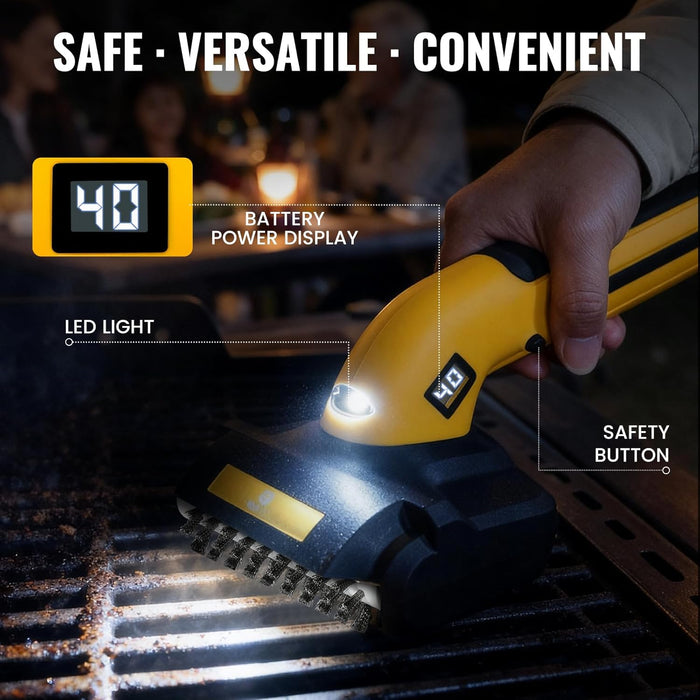 MORCLIN Rechargeable Grill Brush