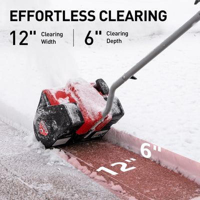 QESOO 12" Cordless 18V Snow Shovel（WRSS12-02）