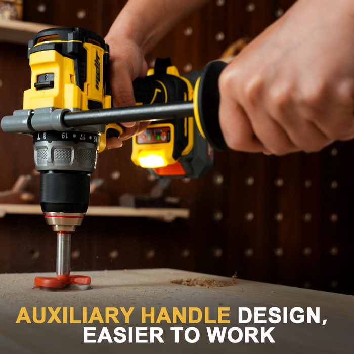 Mellif 110N.m High Torque Impact Drill Driver,Compatible With DeWalt Battery