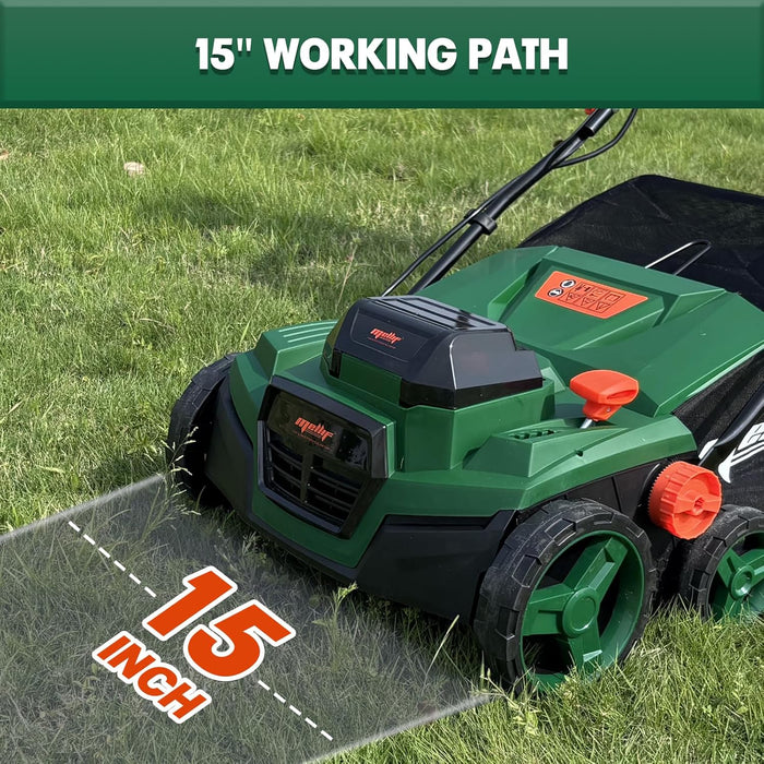 Mellif Cordless 15IN 2-in-1 Scarifier & Dethatcher