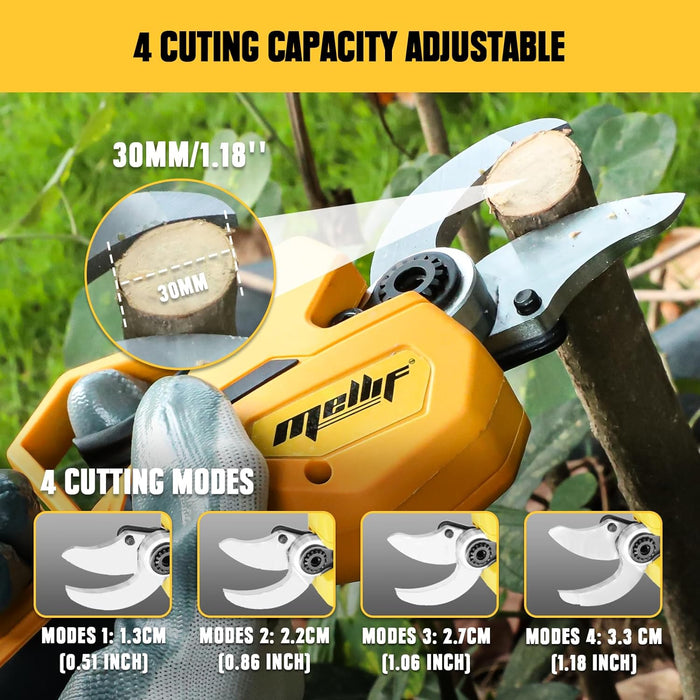 Mellif Electric Pruning Shears For DeWalt/Mellif 20V MAX Battery(Battery Not Included)