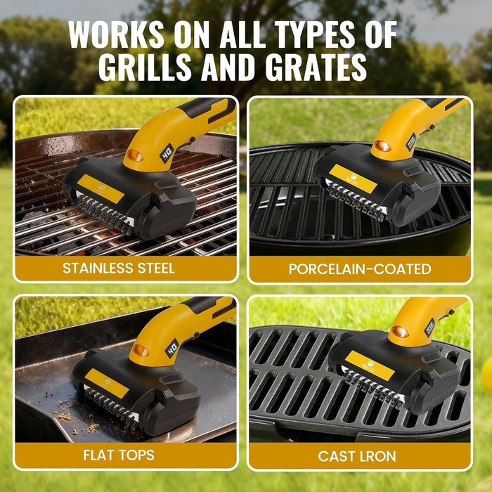 MORCLIN Rechargeable Grill Brush