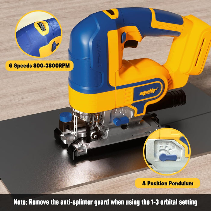 Mellif Cordless Jig Saw,Compatible With DeWalt 20V Battery