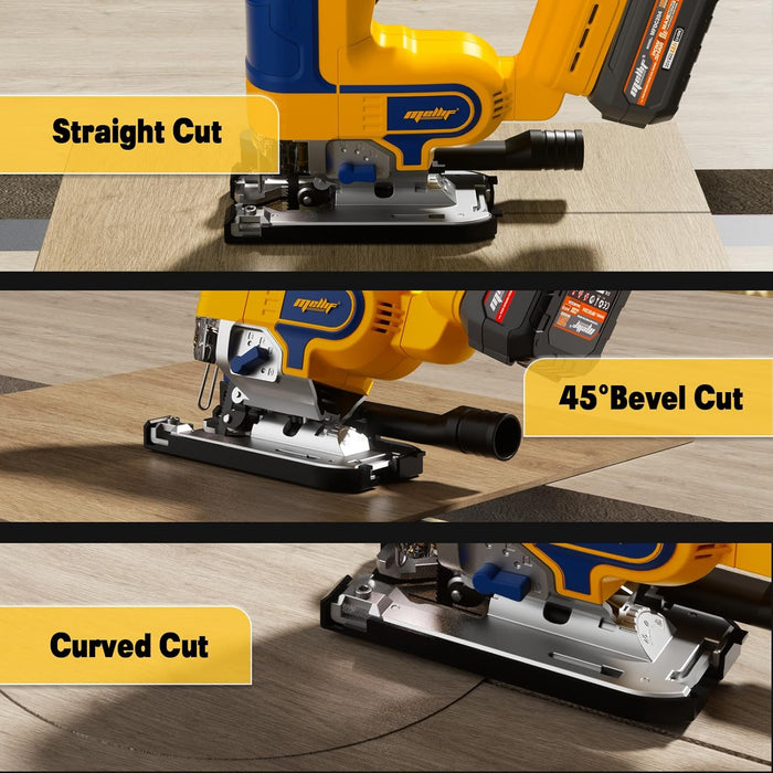 Mellif Cordless Jig Saw,Compatible With DeWalt 20V Battery