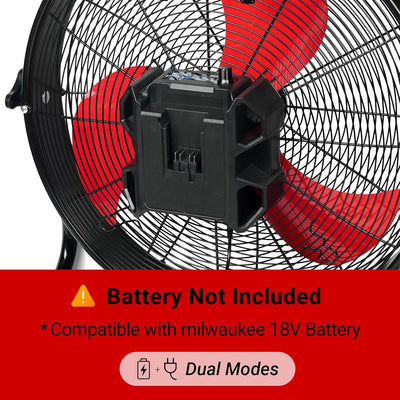 Mellif MFFS02-18 18inch Hybrid 18V Portable Fan
