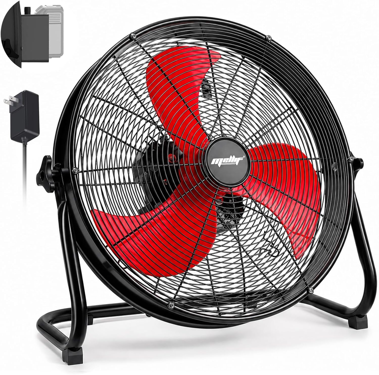 Mellif MFFS02-18 18inch Hybrid 18V Portable Fan