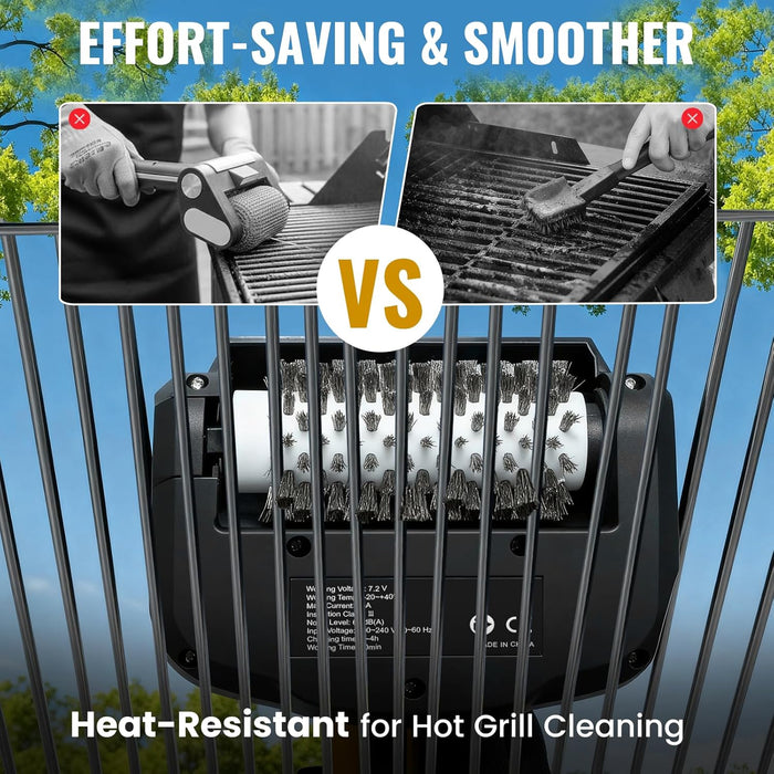MORCLIN Rechargeable Grill Brush