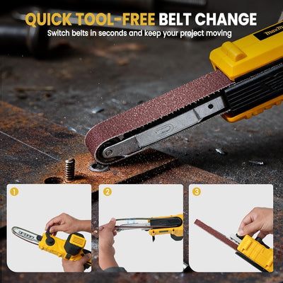 MaxMore Cordless Detail Bandfile Sander
